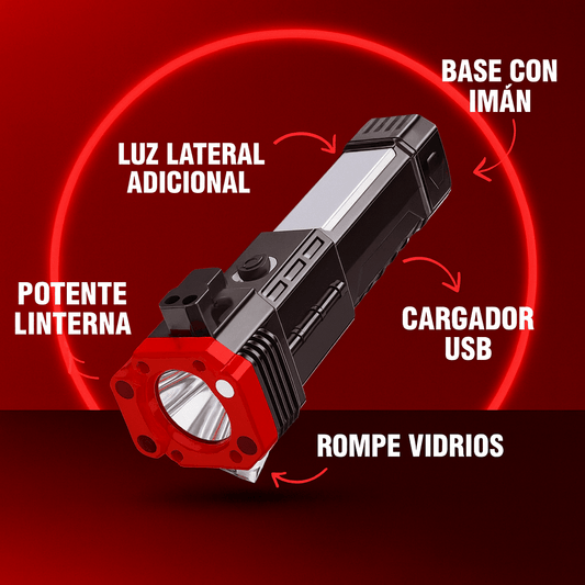 🔦 Di adiós a linternas frágiles, con pilas y sin potencia.