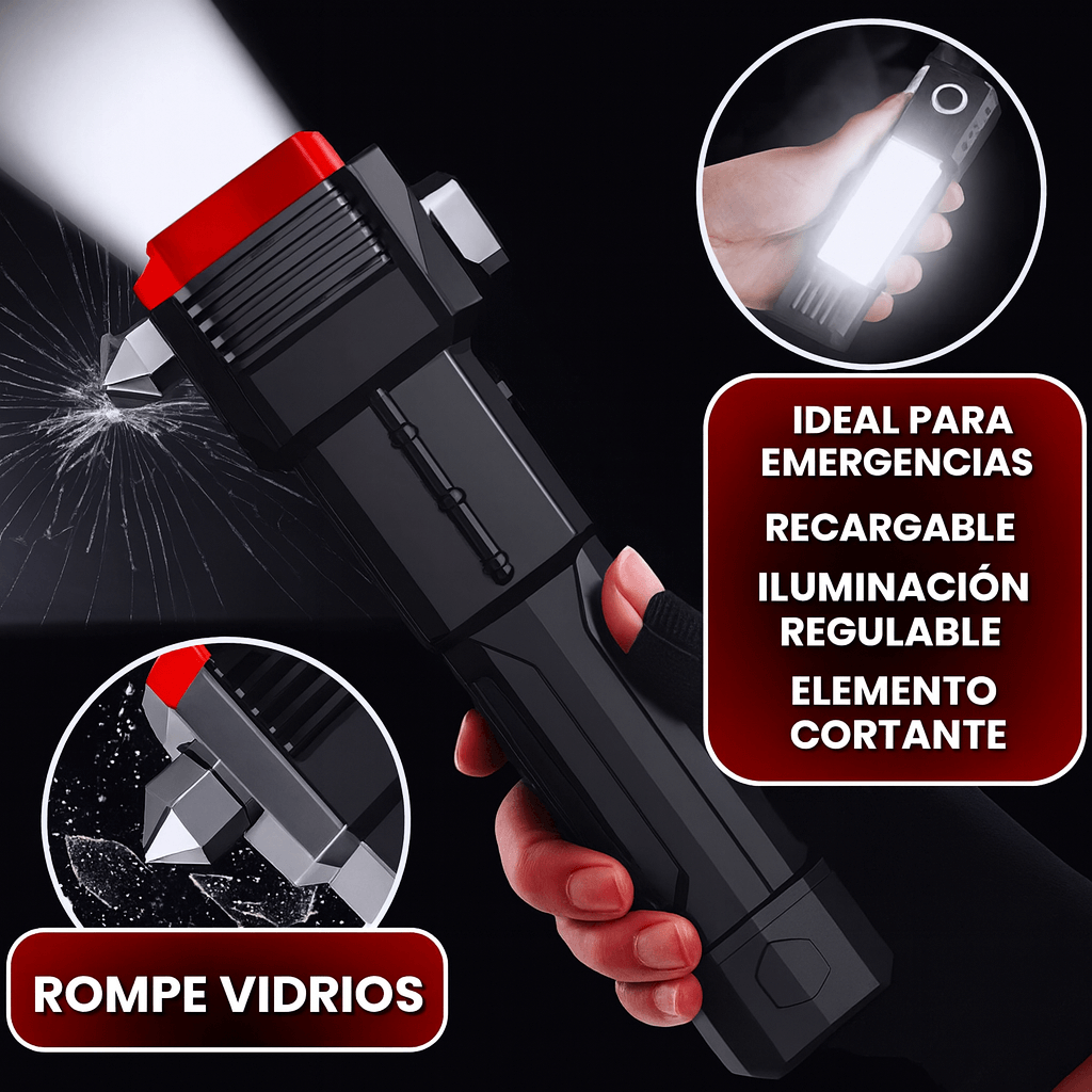 🔦 Di adiós a linternas frágiles, con pilas y sin potencia.