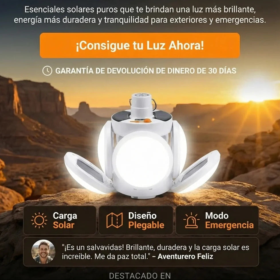 Lampara 4 bombillos
